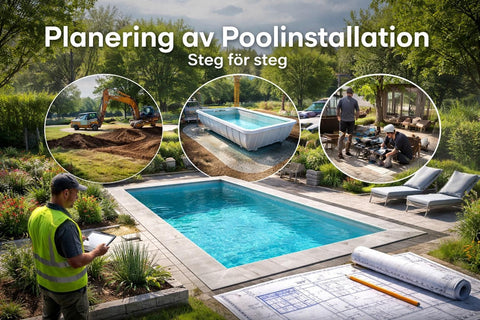 Poolinstallation: Komplett guide för svenskt klimat 2026