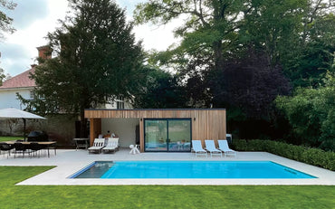 Leisurepools Cube Högvattenlinje 4×9-12m, 1,5 m djup