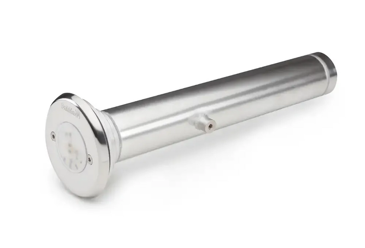 Pahlen Spotlight Classic rostfritt stål duschmunstycke med LED-belysning