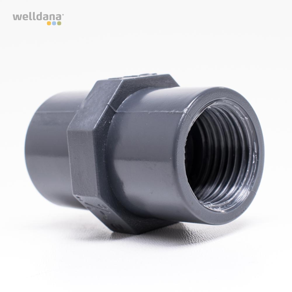 PVC-muffar för lim och gänga