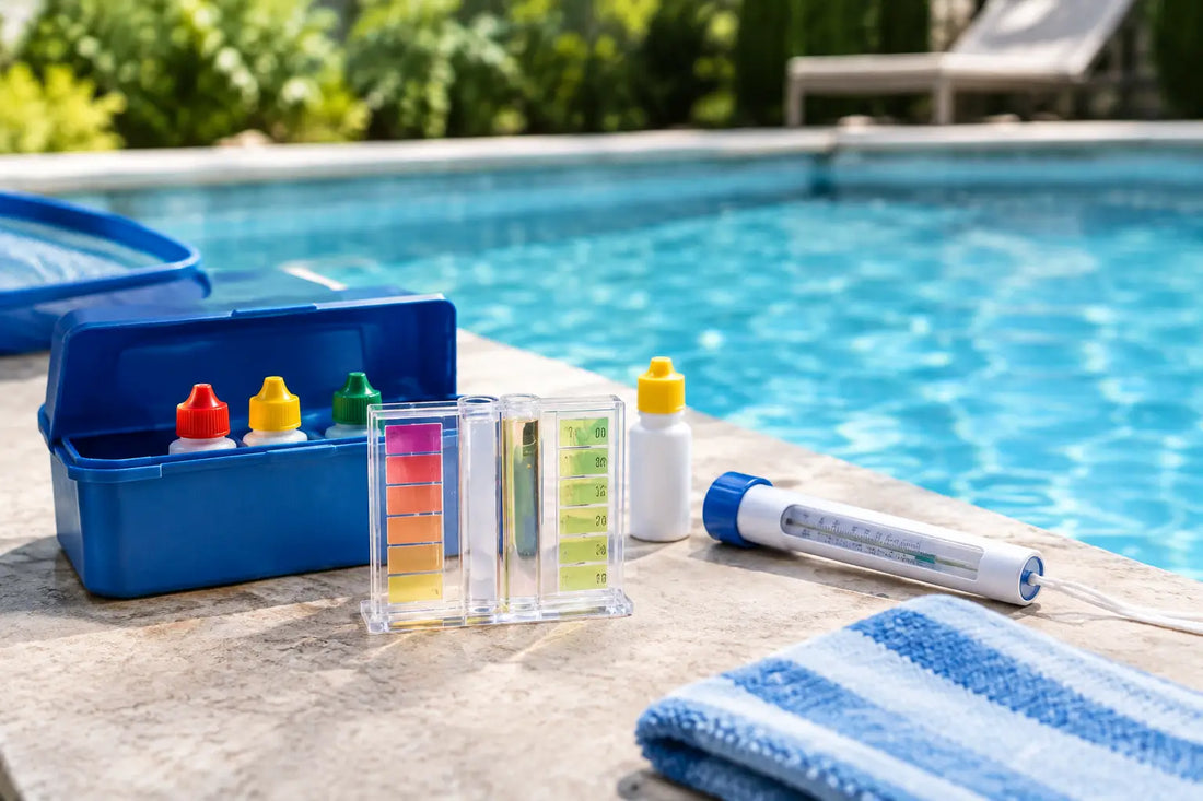 Guide för poolvattenanalys hemma - rätt värden