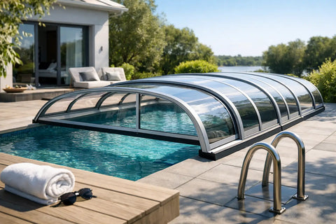 Guide till måttbeställt pooltak för din pool