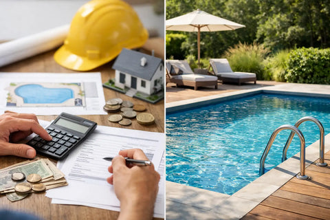 Angebot für Poolbau mit Gesamtkosten
