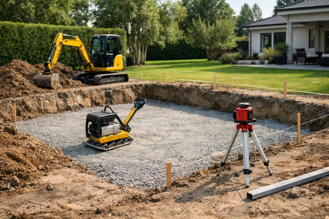 Das Grundstück von Anfang an richtig für den Poolbau vorbereiten