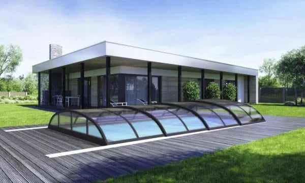 Poolüberdachung niedrig - Smart