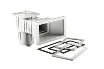 Wichtige Teile zum Filtern des Poolwassers und zum Sauberhalten des Pools