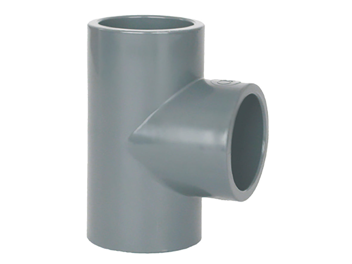 PVC-T-Stück 90° mit Klebemuffe 50 mm