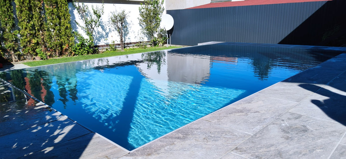 Pooltime Exklusiv overflow PP-Pool Balanstank 4 x 8 x 1,5 m