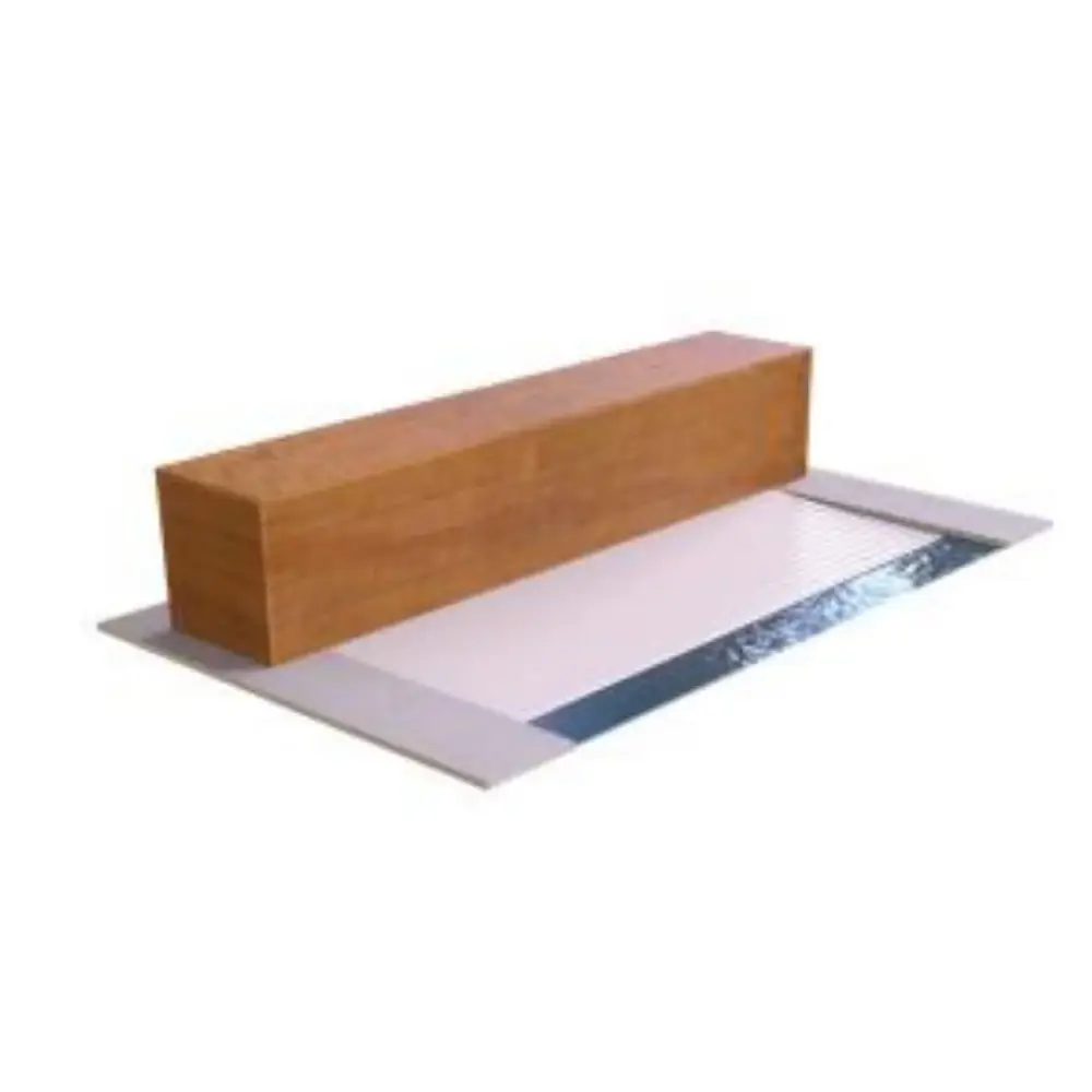 Träblock 60x14mm för lamelltäckning ovanmark pool, ljusbrun yta med träådring