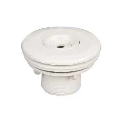 Vit plast spa-dusch d50 lim anslutning med cirkulär texturerad topp