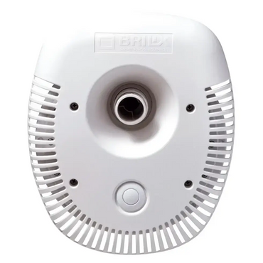 Vit Jetswim Brilix Elegance rökdetektor i plast med sensor och ventiler