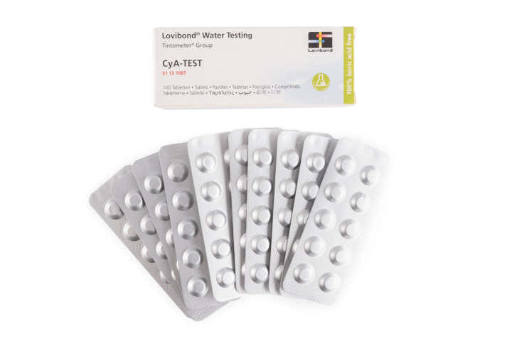 Cyanursäure-Testtabletten, 100 Tabletten