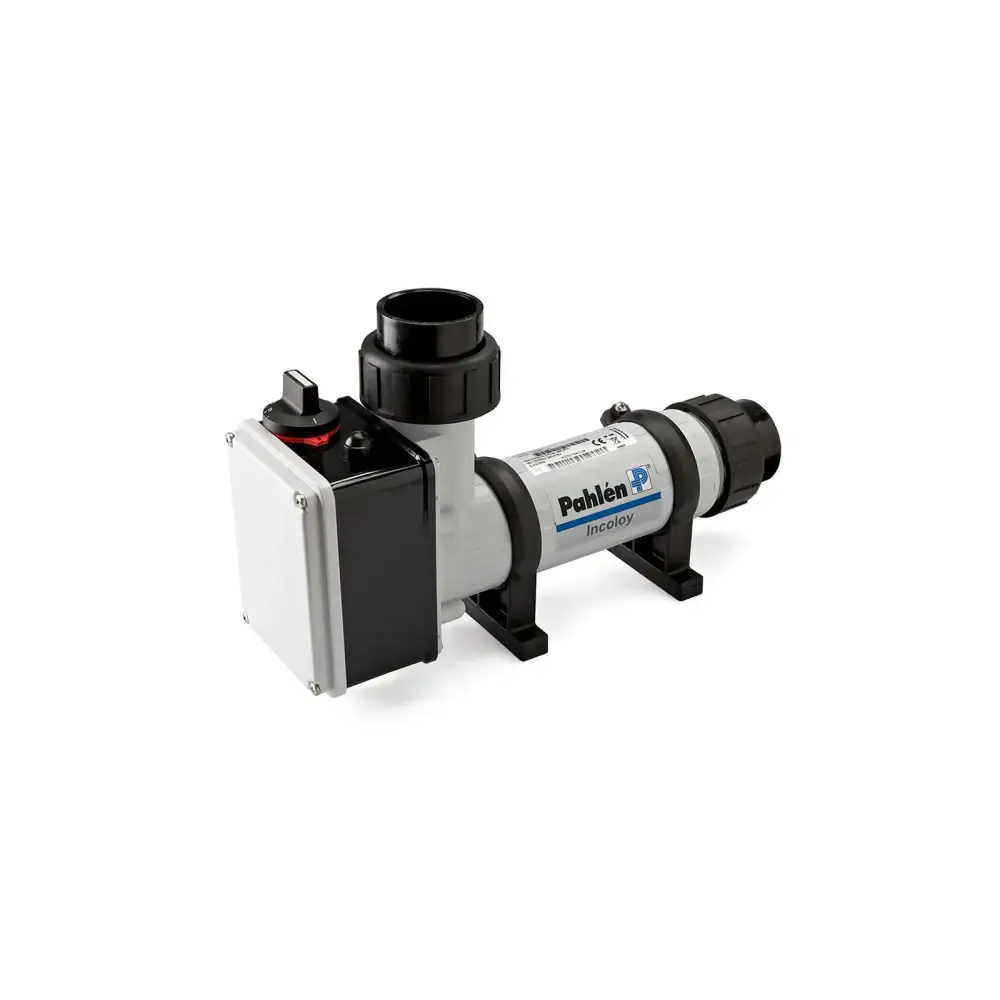 Pahlén Aqua Compact termoplast 3-18kW elvärmare i silver-svart design