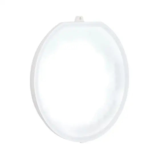 Vit cirkulär LED poollampa Lumiplus Flexi med mjukt sken och frostat glas