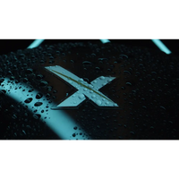 Xwarrior InverX X60 silver emblem med guldaccent