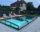 Pooltak ICON KIT CLEAR 3.5x7 (klarglas, enkelskena, antracit, kort modul)
