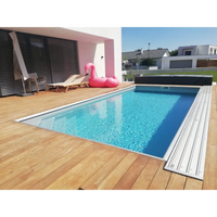 Ljusrosa uppblåsbar flamingo för Pooltime exklusiv 12mm pool