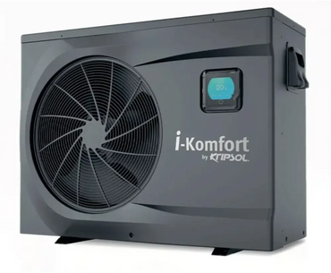 Kripsol i-Comfort RC Pool-Inverter – dunkelgraues Gerät mit Ventilator und Anzeige des Werts 20
