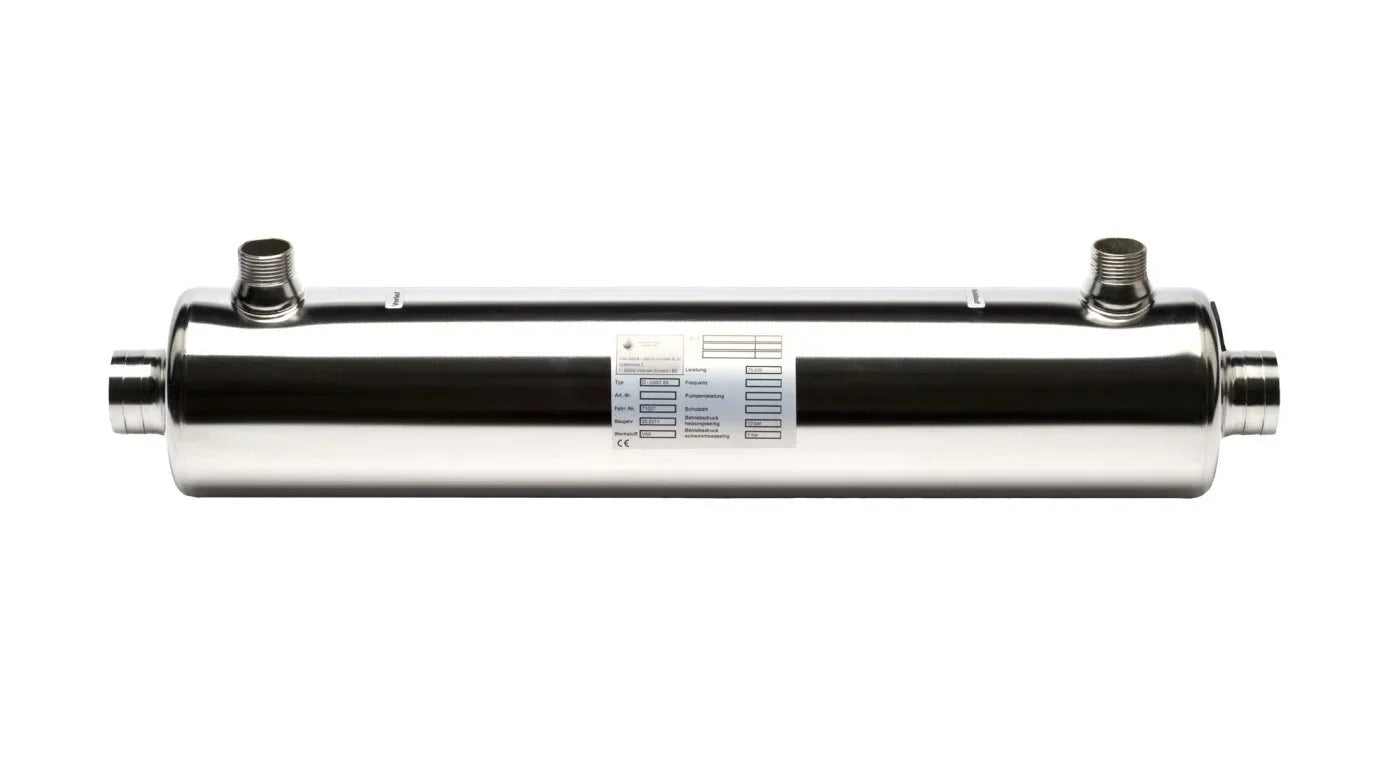 Rostfri värmeväxlare fjärrvärme 14–133 kW med minimal tryckförlust