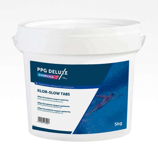 PPG Deluxe langsam lösliche Chlortabletten 250 g, 5 kg