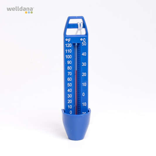 Blaues Poolthermometer 16 cm