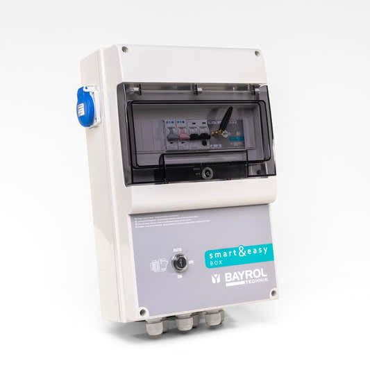 Bayrol Smart & Easy Poolsteuerung in der Elektrobox