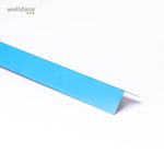 Blaues Linerblech, Winkelmodell – 5 × 5 × 200 cm