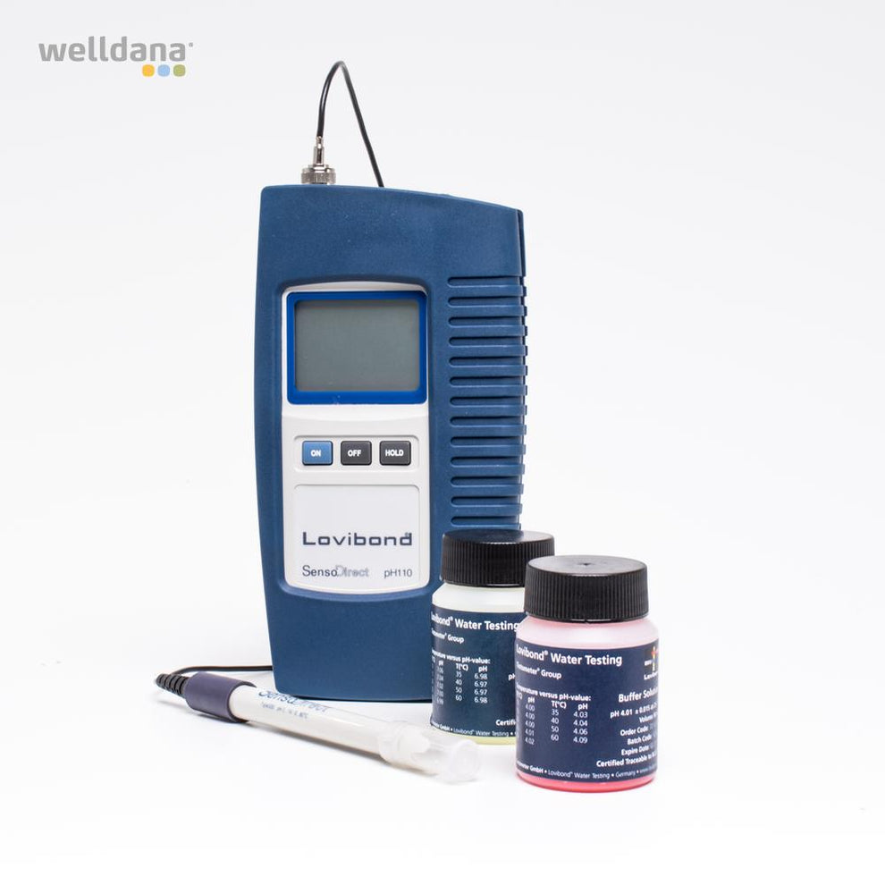 Handhållen pH-mätare med sensor – pH 0–14