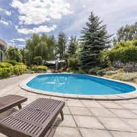 Oval pool Toscana