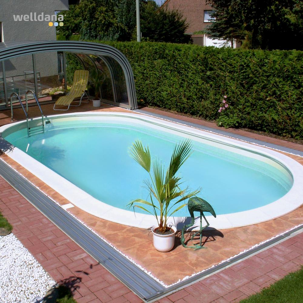 Oval pool Toscana