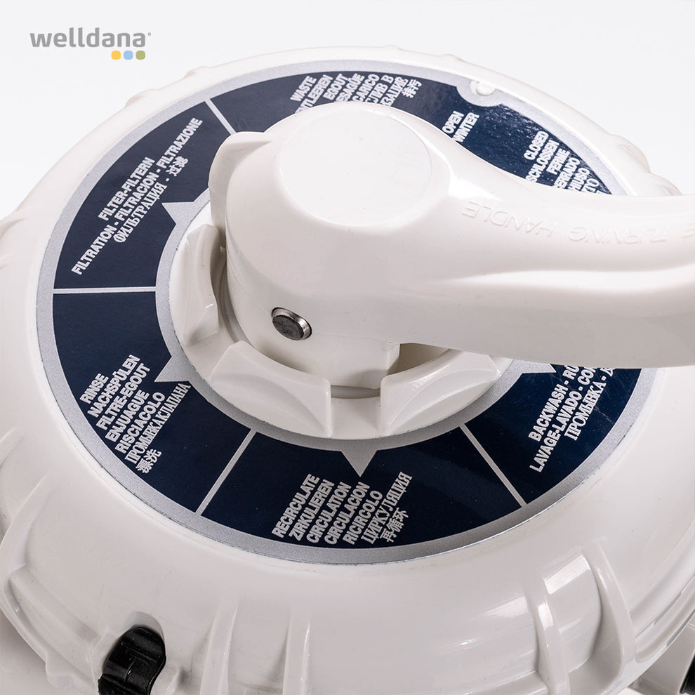 PPG sandfilter med topp- eller sidoventil