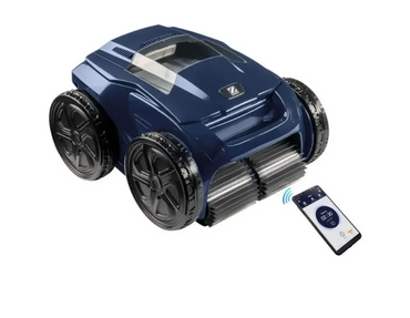 Zodiac Alpha poolrobot med konstant cyklonal aspiration i djupblå design