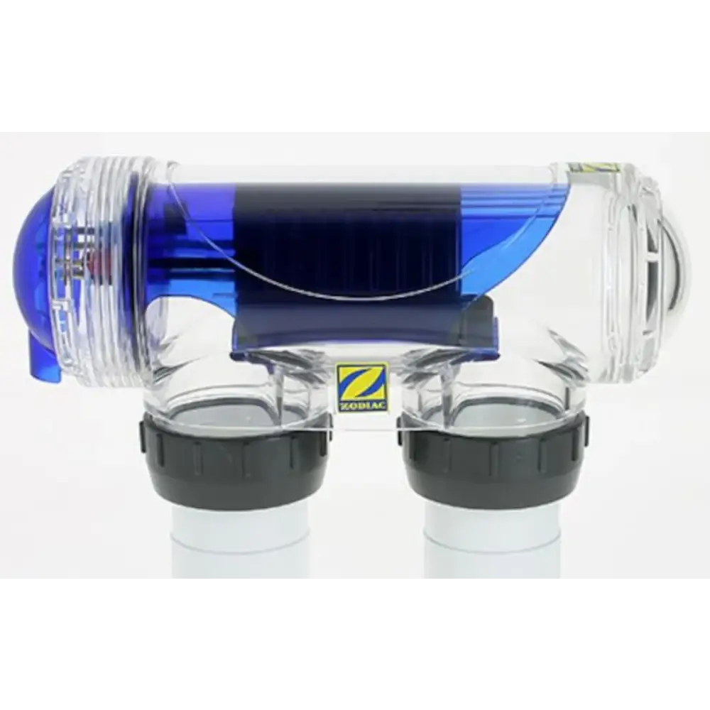 Exo IQ Low klar plastfilter med blå komponent för låg salthalt