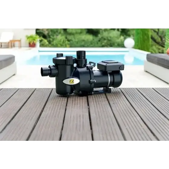 Zodiac pump FloPro svart z-wave smart poolpump med industriell design